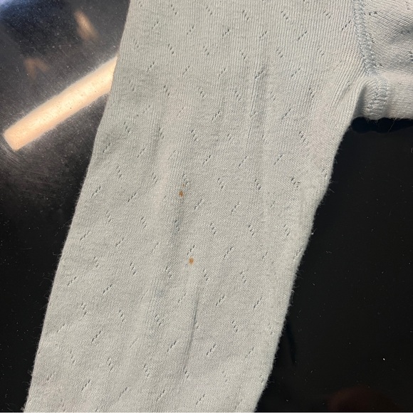 Rare Vintage y2k Hollister Blue Lace-Trim Cardigan top size small - Picture 4 of 9